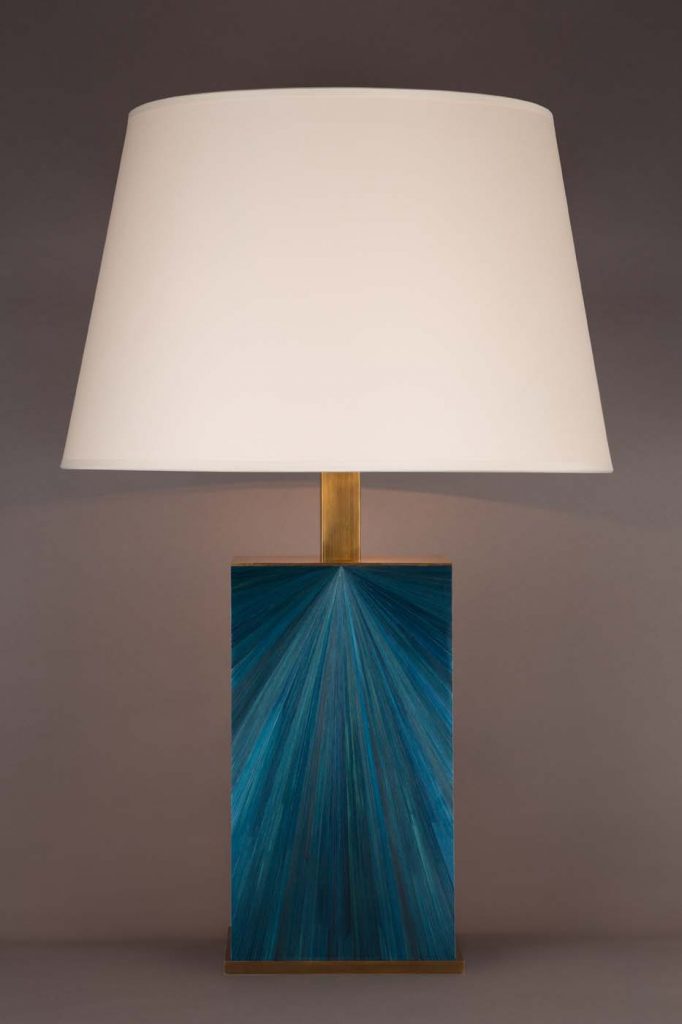 @ The Paris Lamp in Blue Yann Jallu for The Emily Todhunter Collection
