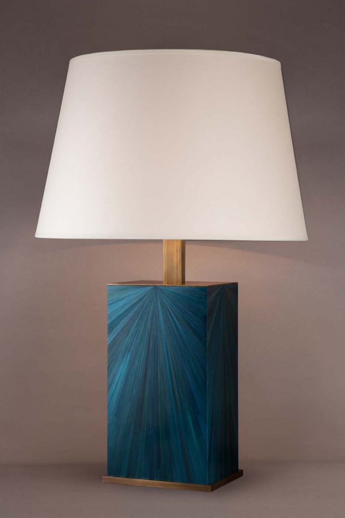 The Paris Lamp in Blue Yann Jallu for The Emily Todhunter Collection