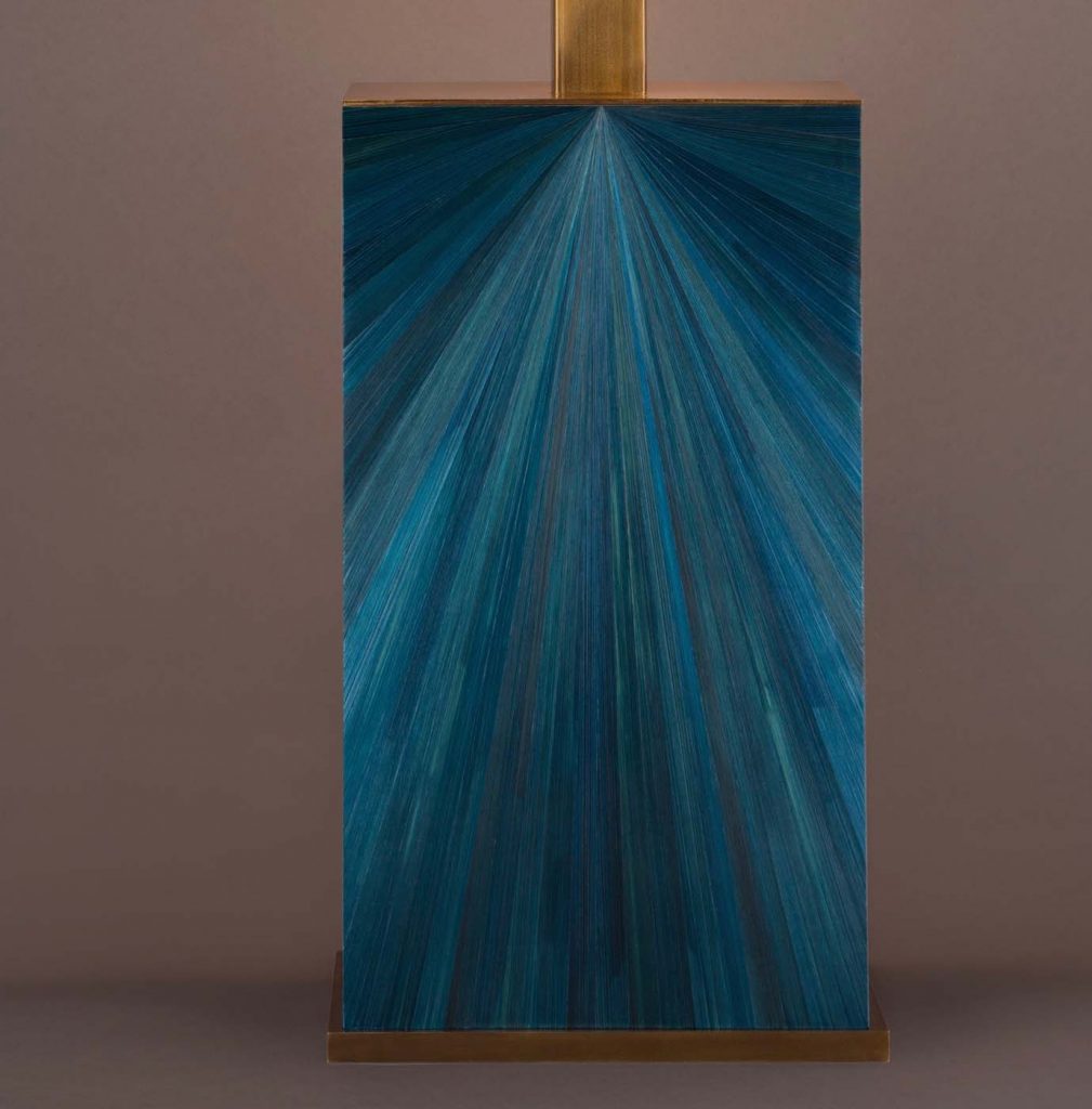The Paris Lamp in Blue Yann Jallu for The Emily Todhunter Collection