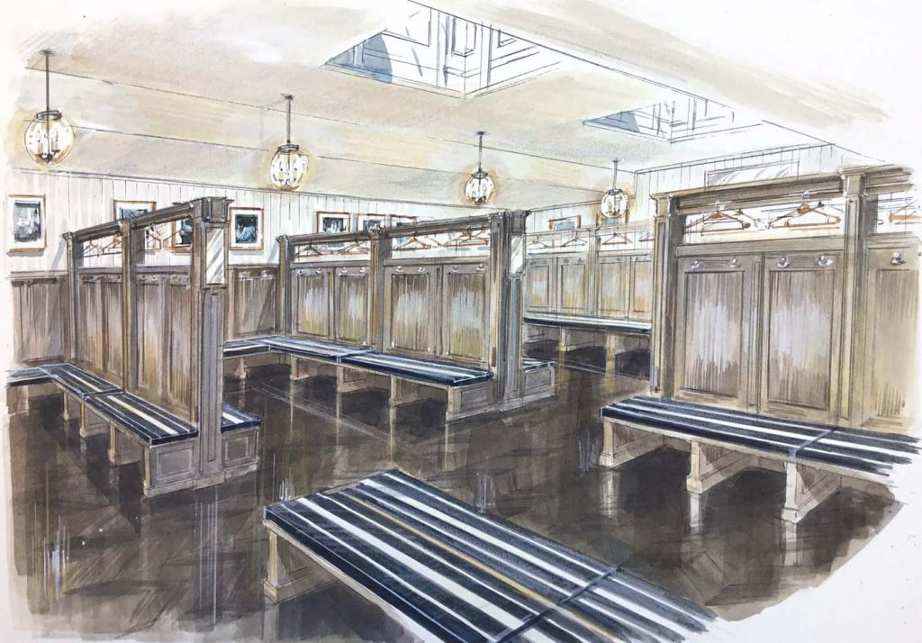 Queens Club Changing Rooms