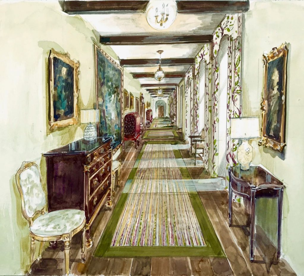 Rodmarton Manor ground floor hall