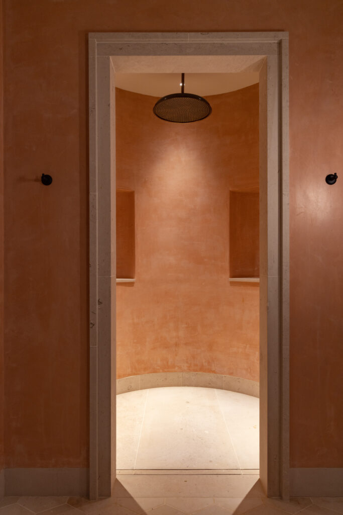 indoor swimming pool shower